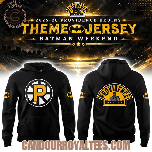 ’26 Providence Bruins x Batman Night Hoodie