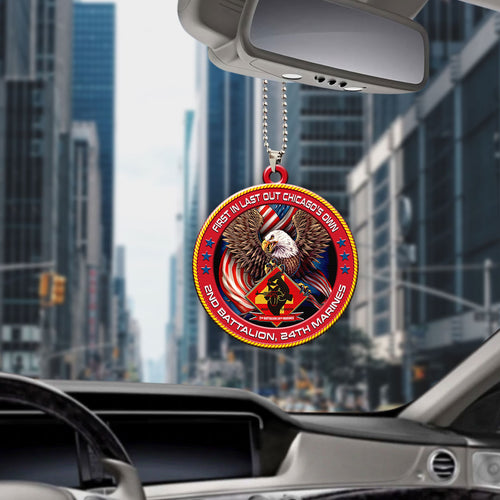 2nd Battalion, 24th Marines Custom Shape 2-sided Acrylic Car Ornament – HOATT13254