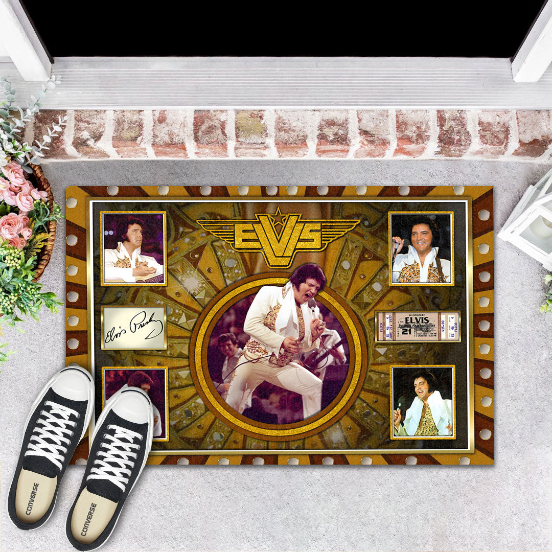 Elvis Presley Custom Doormat – HUANNM 4648