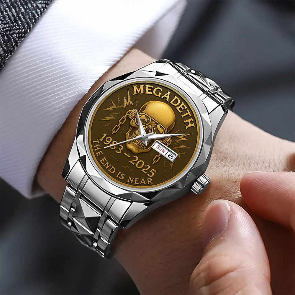 Megadeth Alloy Luxury Quartz Watch – MAITM12597