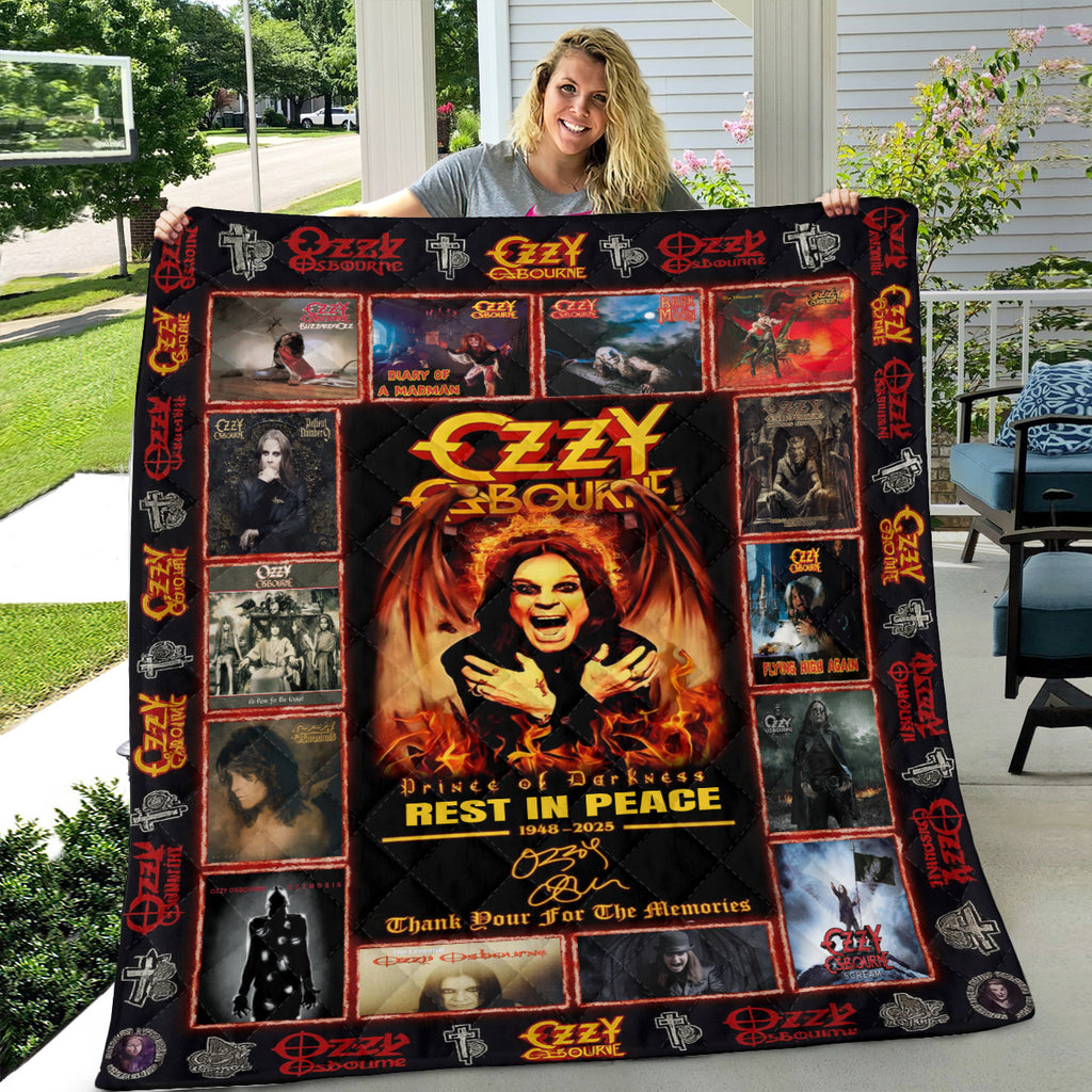 Ozzy Osbourne Quilt Blanket – MAITM 12368