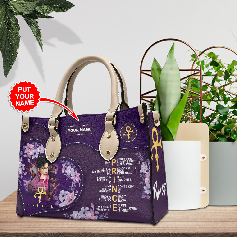 Personalized Prince Leather HandBag – HOATT 5161