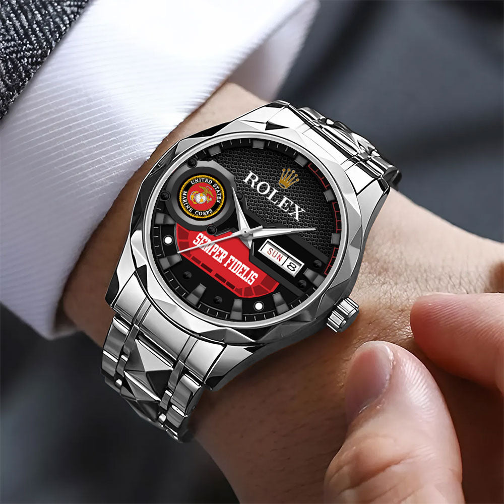 US Marine Corps x Rolex Alloy Luxury Quartz Watch – MAITM 12204