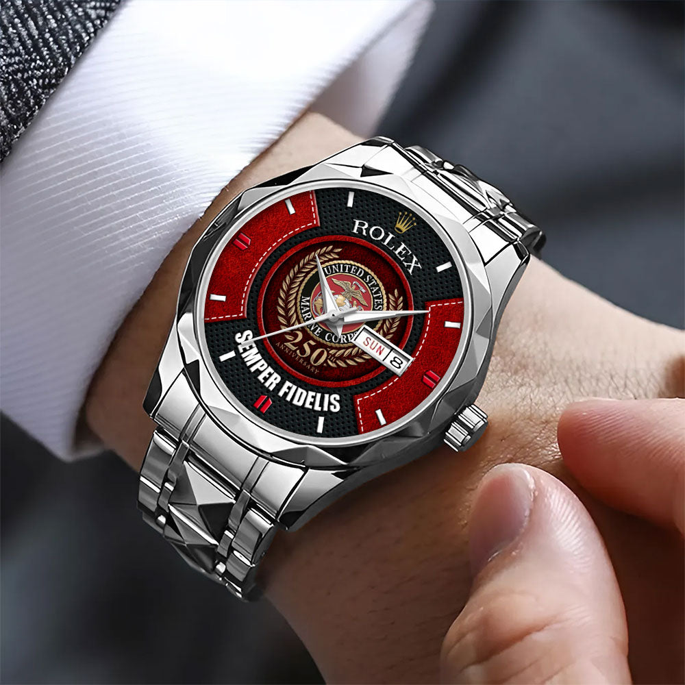 US Marine Corps x Rolex Alloy Luxury Quartz Watch – MAITM 12243
