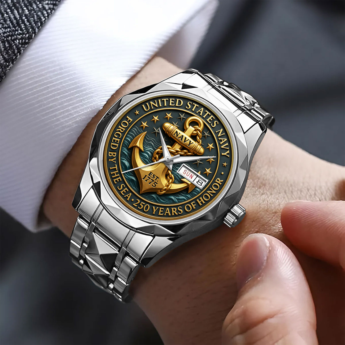 US Navy Alloy Luxury Quartz Watch – MAITM 12450