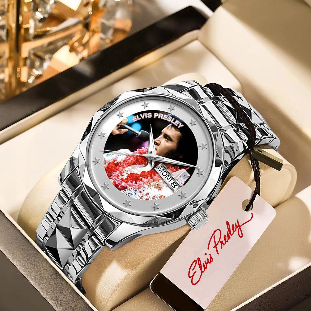 Elvis Presley Alloy Luxury Quartz Watch – MAITM12682