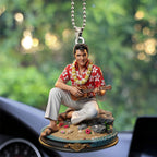 Elvis Presley Custom shape 2-sided Acrylic Car Ornament – MAITM12634