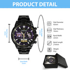 LSU Tigers Baseball 2025 National Champions x Rolex Black Stainless Steel Watch – MAITM 11846