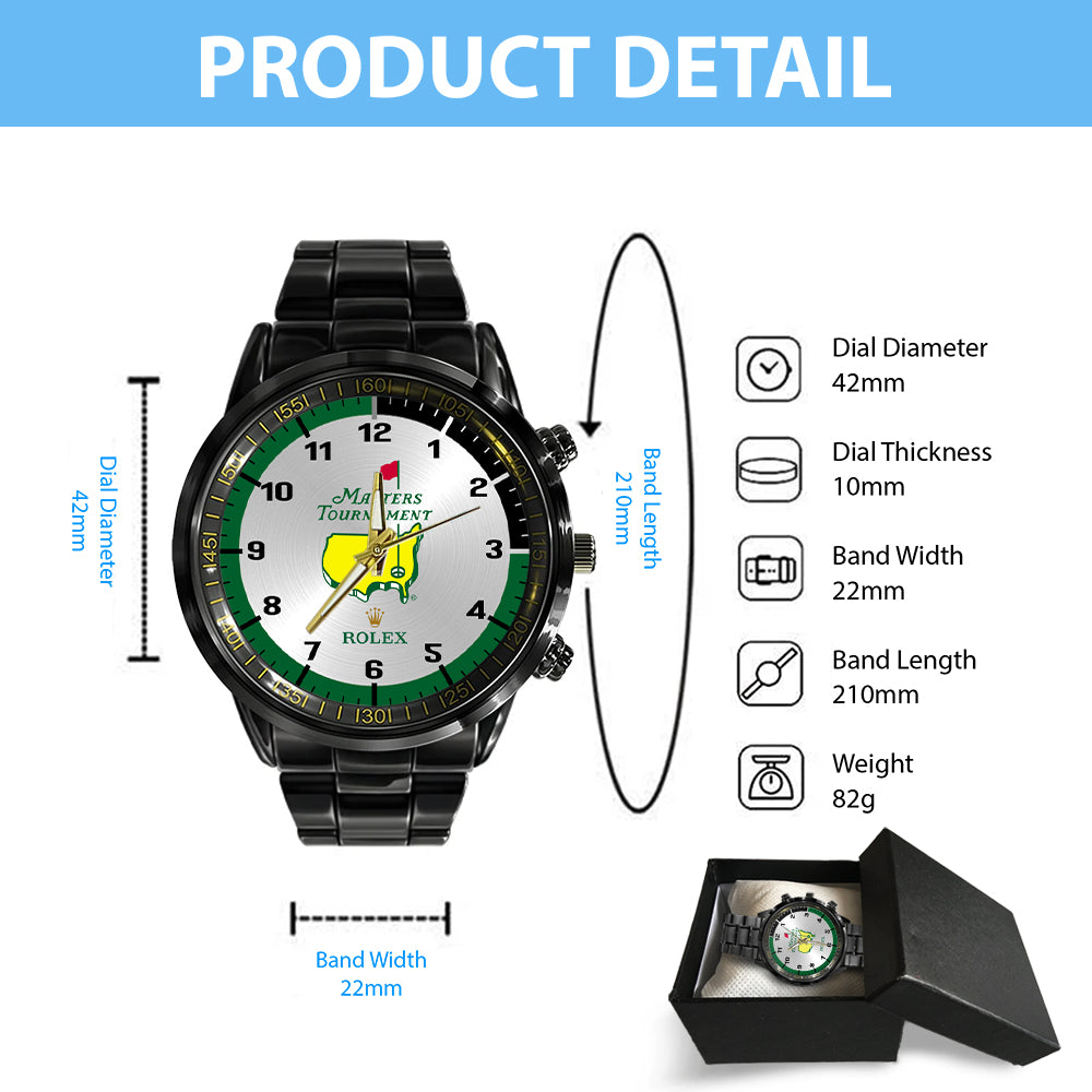 Masters Tournament x Rolex Black Stainless Steel Watch – MAITM 6214