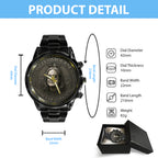 Ozzy Osbourne Black Stainless Steel Watch – MAITM 12254