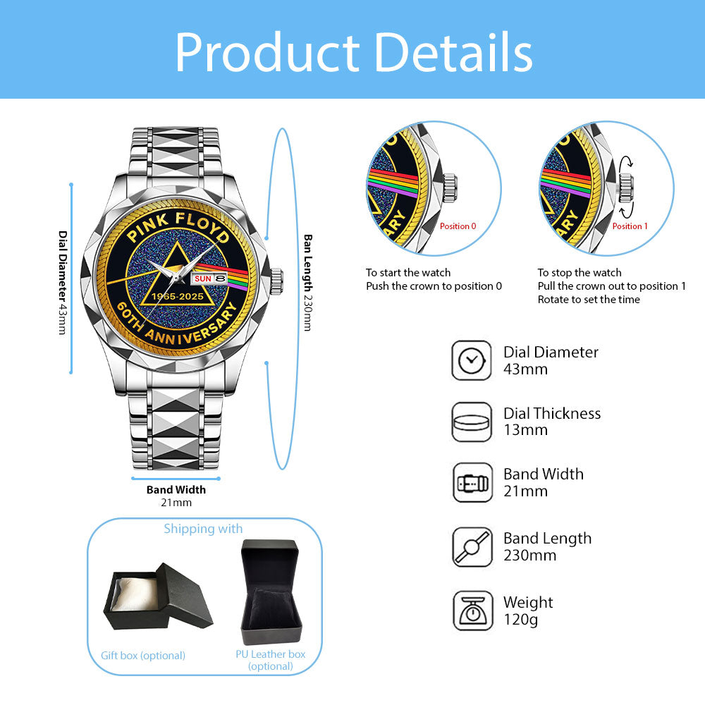 Pink Floyd Alloy Luxury Quartz Watch – MAITM 12549