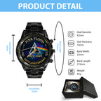 Pink Floyd Black Stainless Steel Watch – MAITM12563