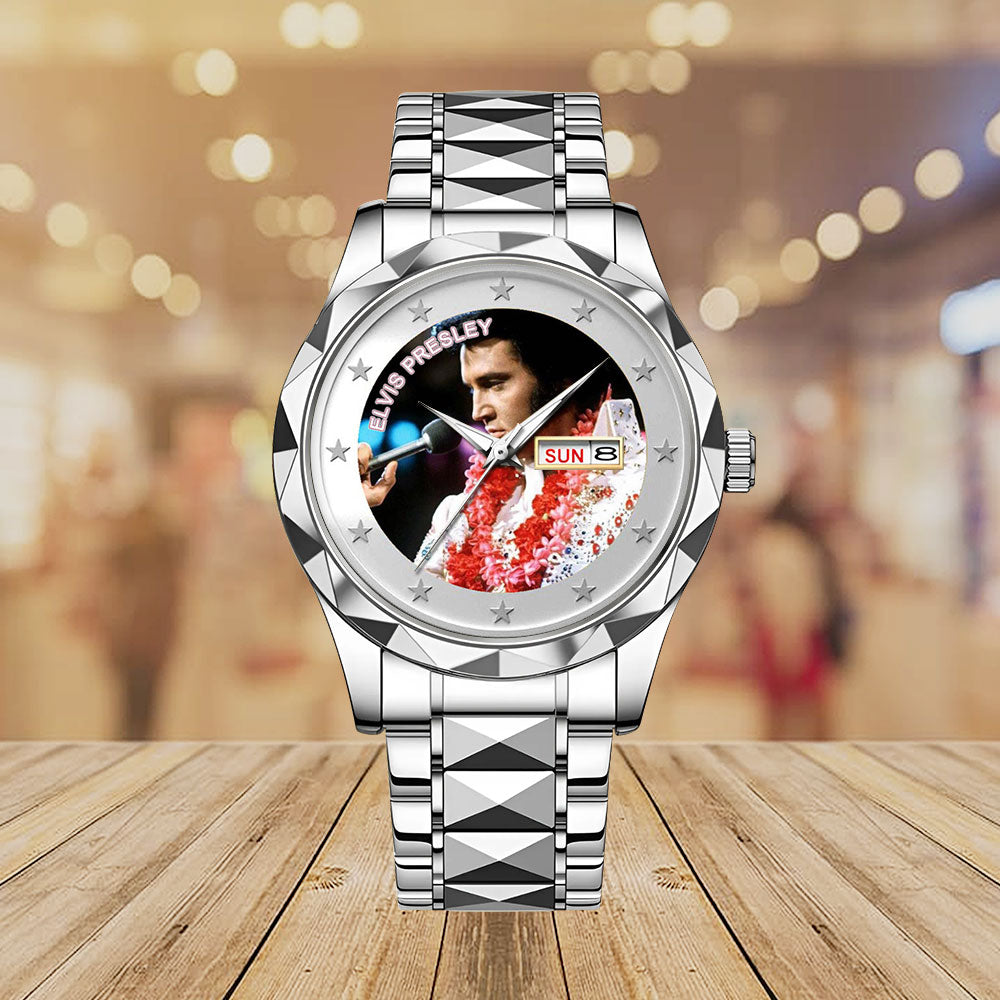 Elvis Presley Alloy Luxury Quartz Watch – MAITM12682