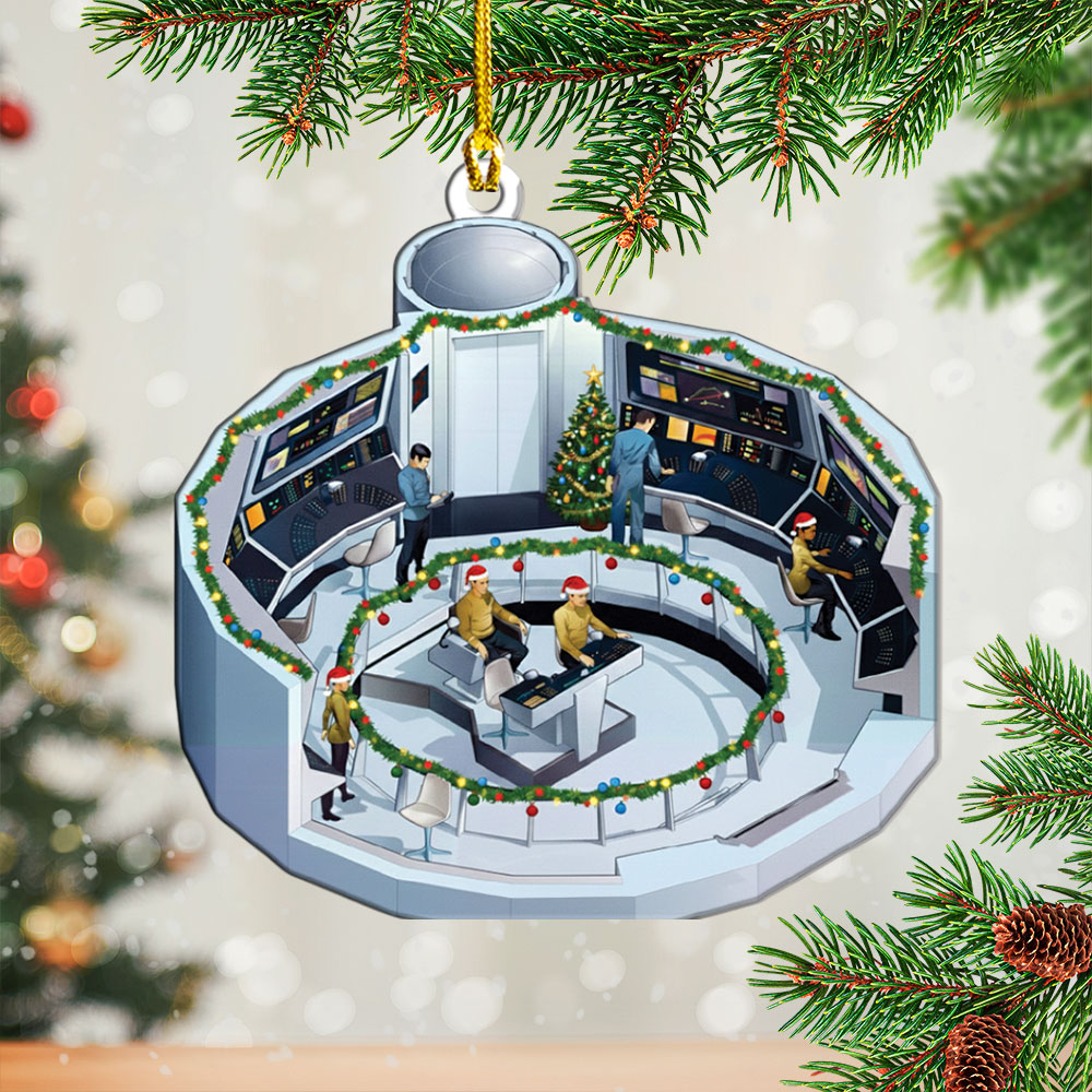 Star Trek Custom Shape 2-sided Acrylic Ornament – MAITM13415