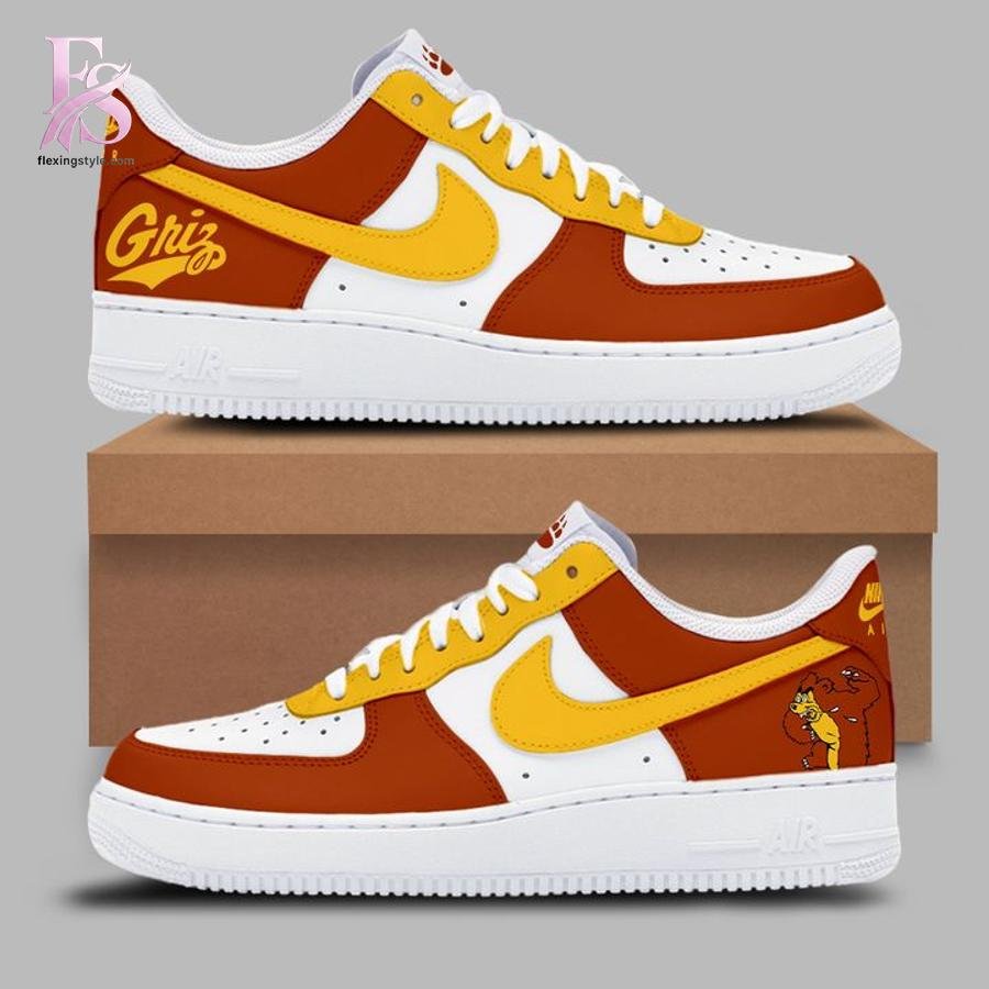995 Montana Grizzlies Throwbacks Uniform Air Forces Shoes