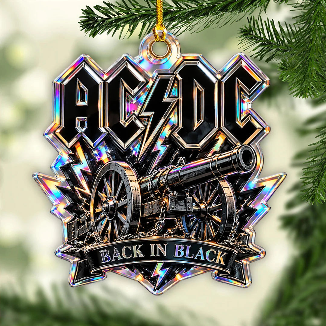 AC/DC Custom Shape 2-side Printed Acrylic Ornament – GNE8807