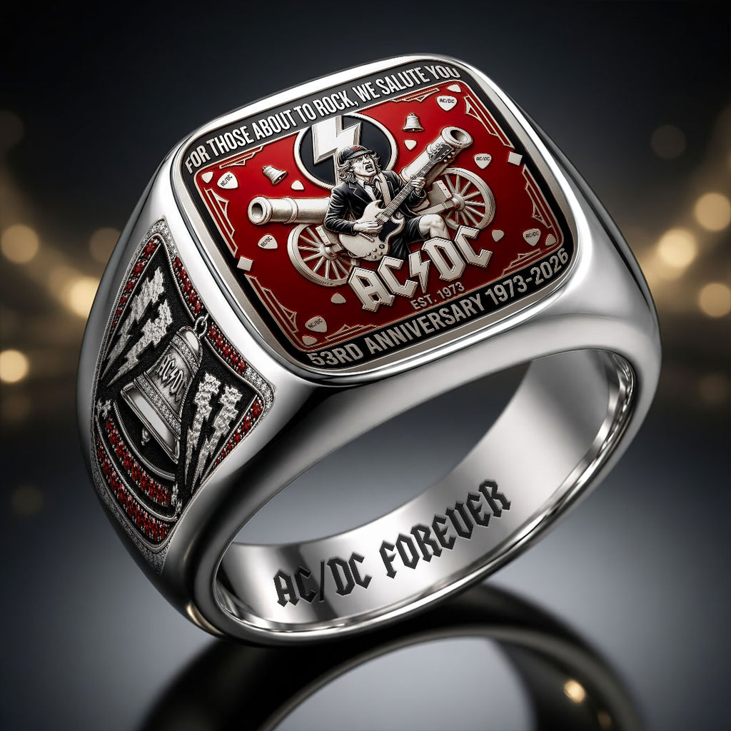AC/DC 3D Engraved Ring – HOATT18539