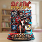 AC/DC 53rd Anniversary Custom Shape Acrylic Plaque – TMTHU8141