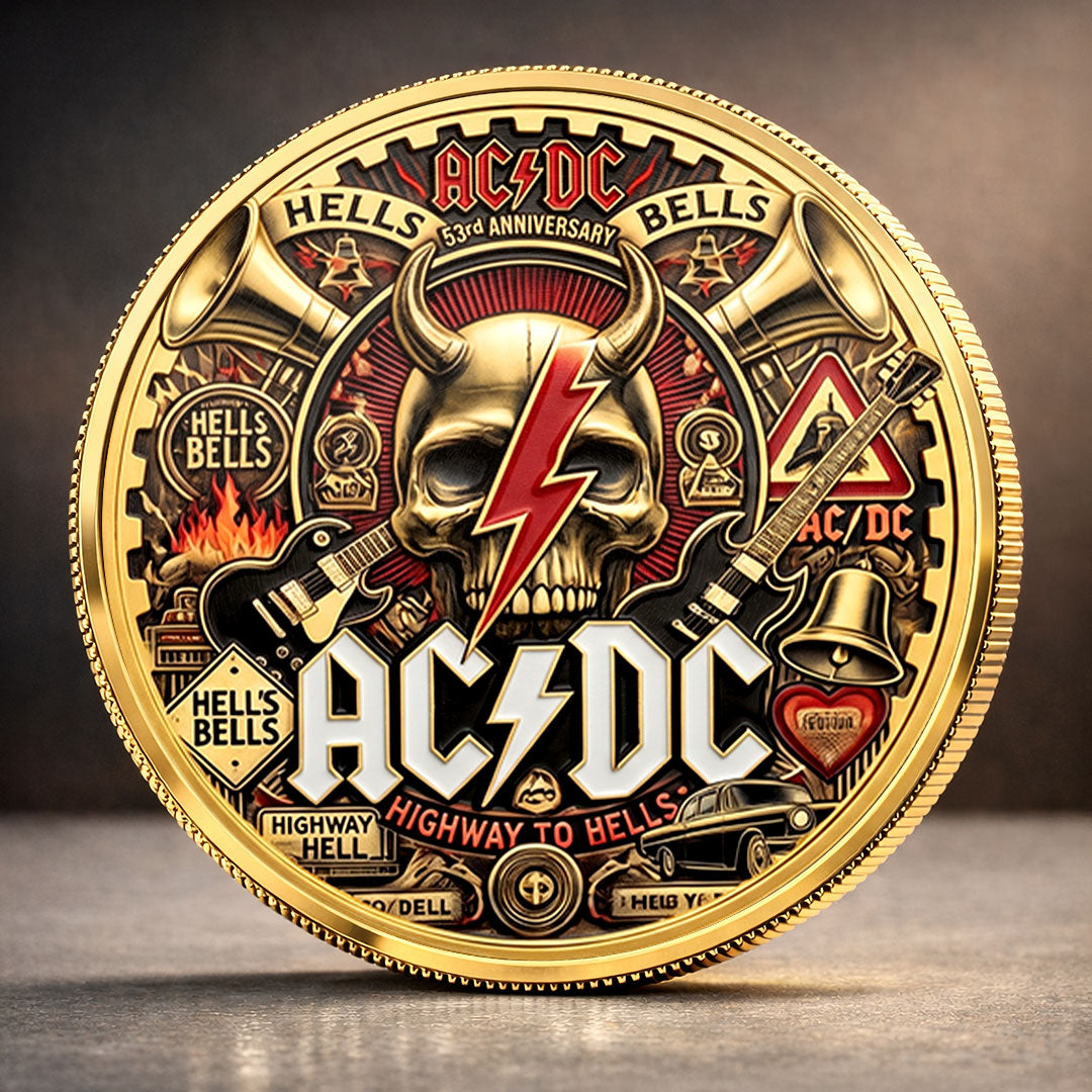 AC/DC 53rd Anniversary 2026 Commemorative Coin – TMTHU5165
