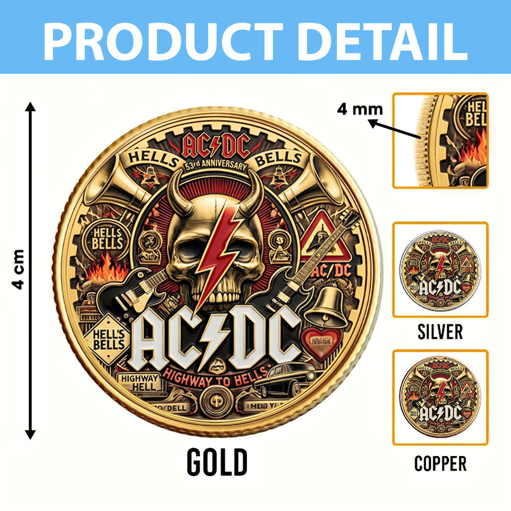 AC/DC 53rd Anniversary 2026 Commemorative Coin – TMTHU5165