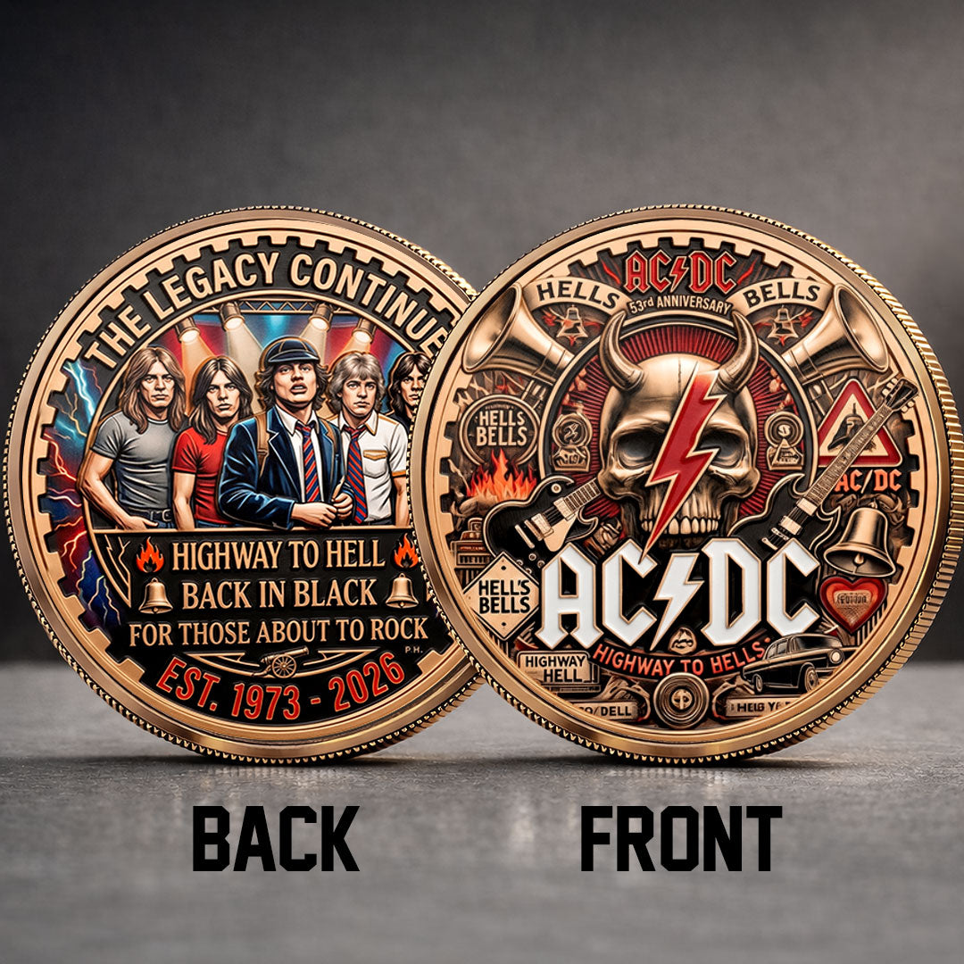 AC/DC 53rd Anniversary 2026 Commemorative Coin – TMTHU5165