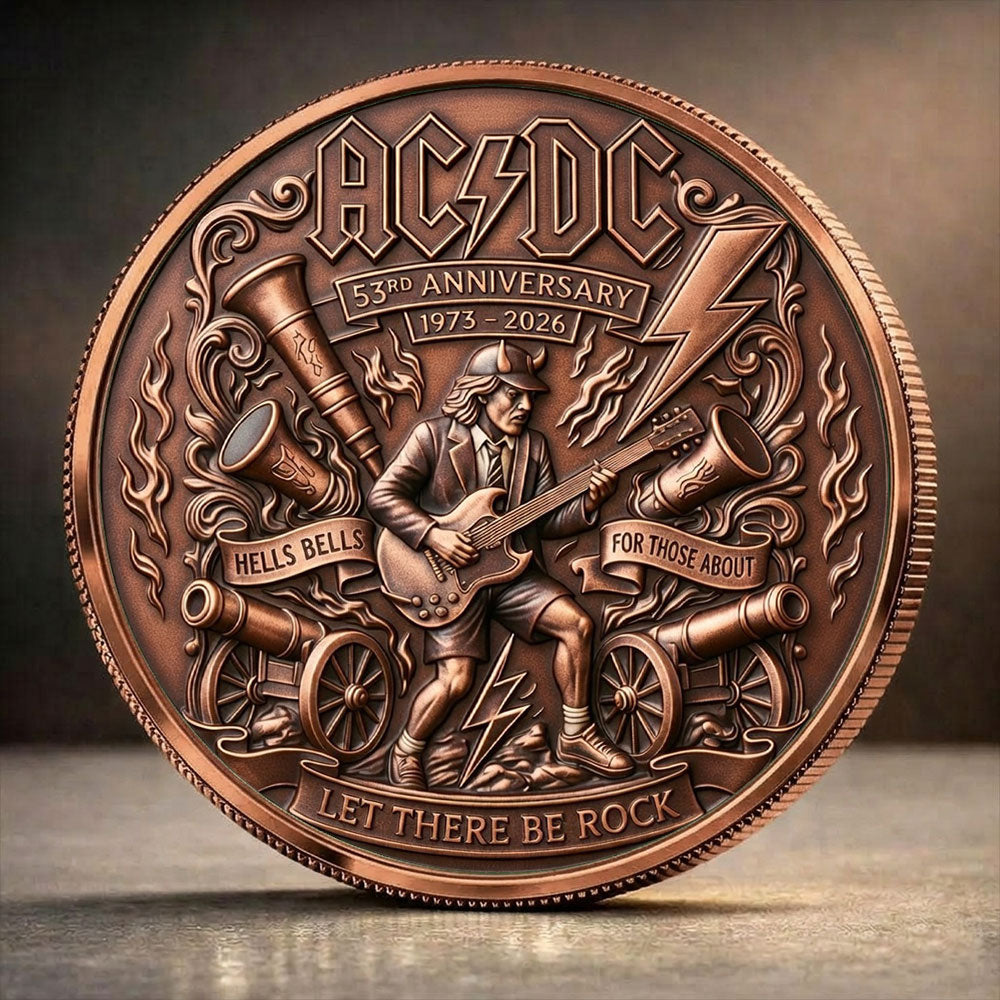 AC/DC 53rd Anniversary Commemorative Coin – TANTN21553