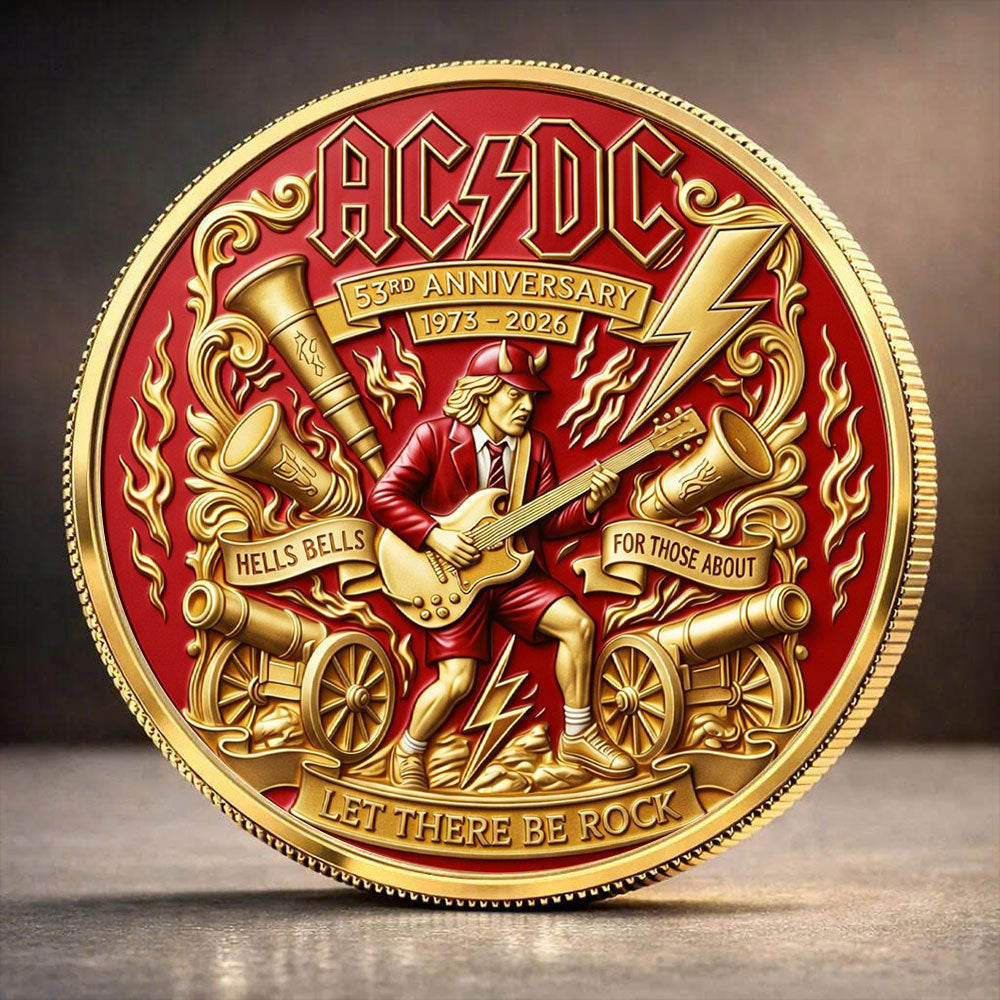 AC/DC 53rd Anniversary Commemorative Coin – TANTN21553