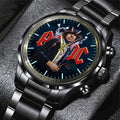 AC/DC Black Stainless Steel Watch – HUANNM 5299