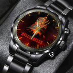 AC/DC Black Stainless Steel Watch – HUANNM 5301