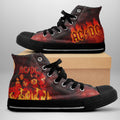 AC/DC High Top Canvas Shoes – NGHIAVT 1077