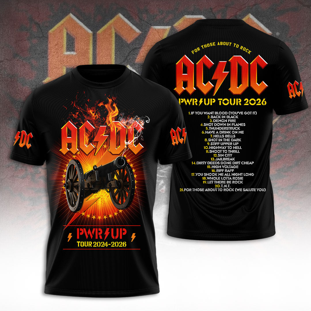 AC/DC Tour 2026 3D Apparel – TANTN24910