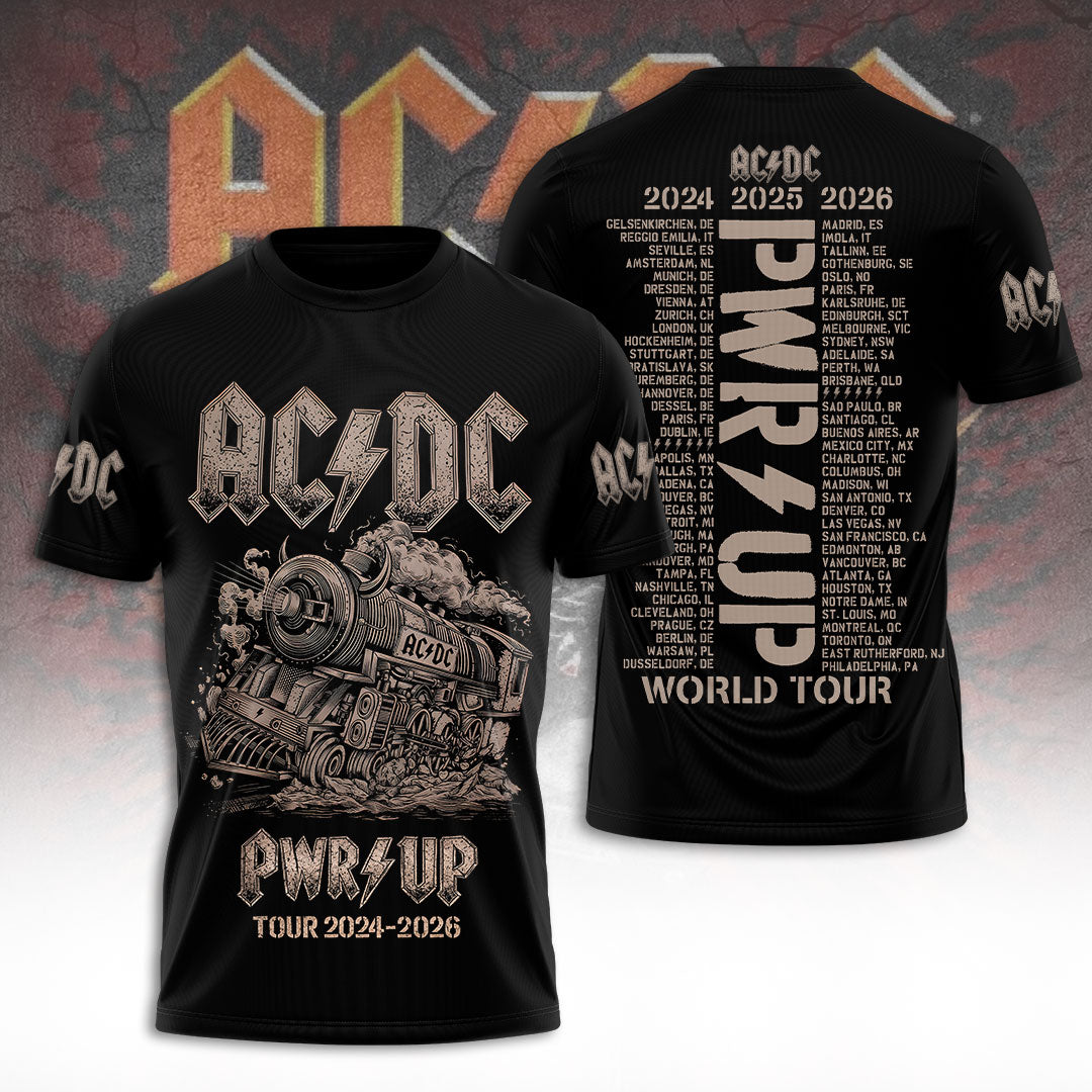 AC/DC World Tour 2026 3D Apparel – TANTN21371