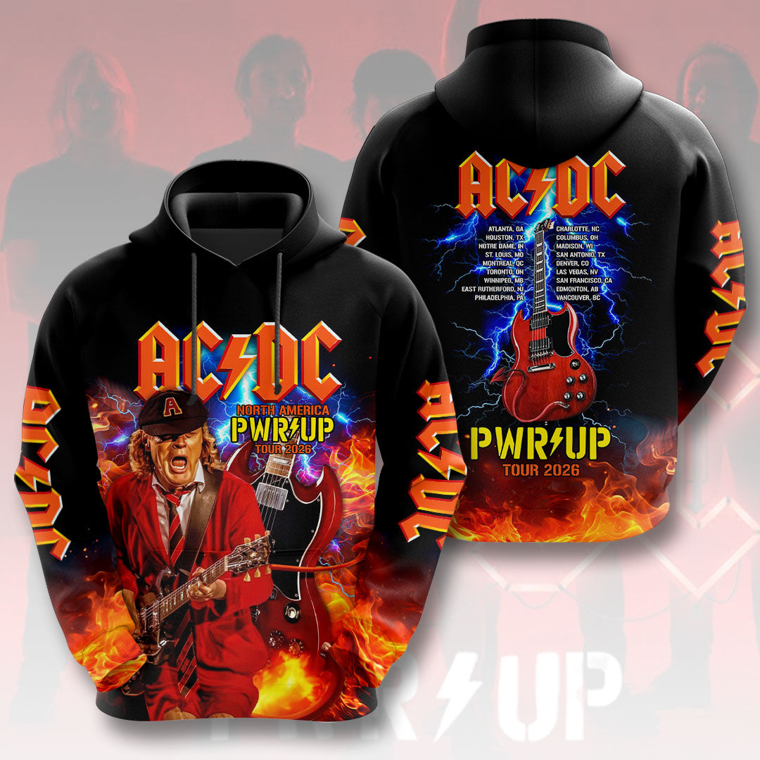 AC/DC World Tour 2026 3D Apparel – HOATT20098
