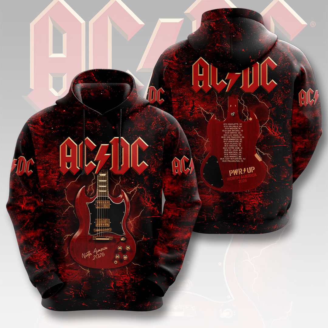 AC/DC World Tour 2026 3D Apparel – HOATT20122