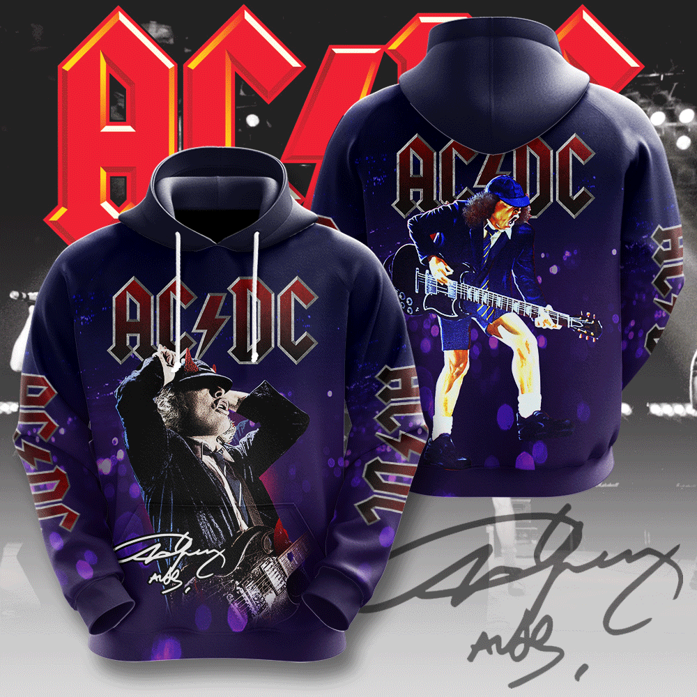 AC/DC X Angus Young 3D Apparel – MAITM 7095