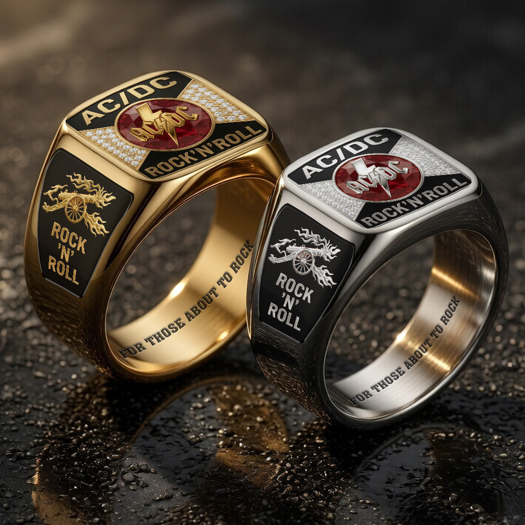 AC/DC 3D Engraved Ring – TANTN22980