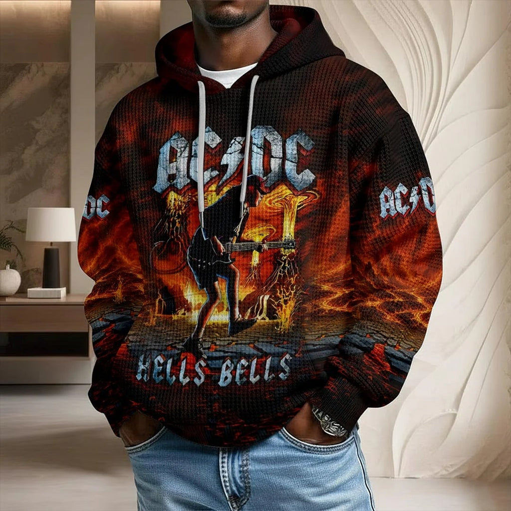 AC/DC Hells Bells 3D Unisex Waffle Hoodie – HOATT26769