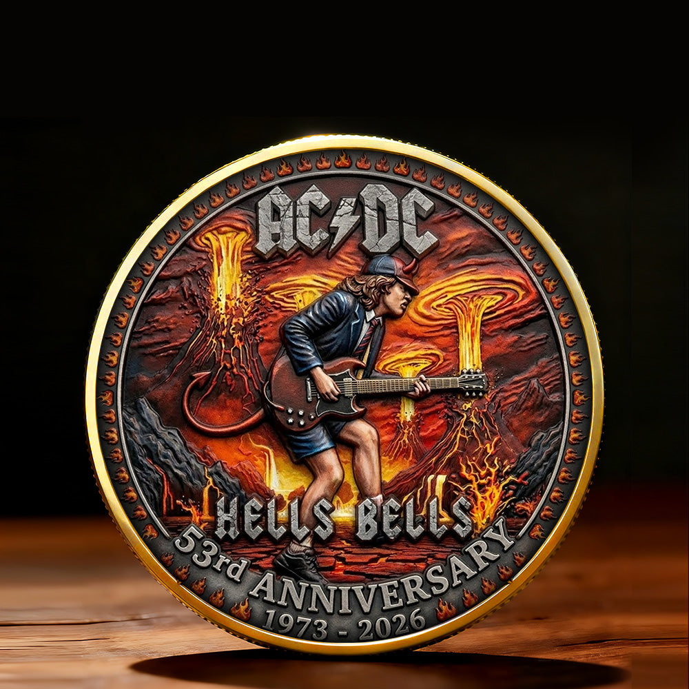 AC/DC 53rd Anniversary Commemorative Coin – TMTHU4471