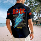 AC/DC World Tour 2026 Short Sleeve Button-Down Shirt – HOATT20190