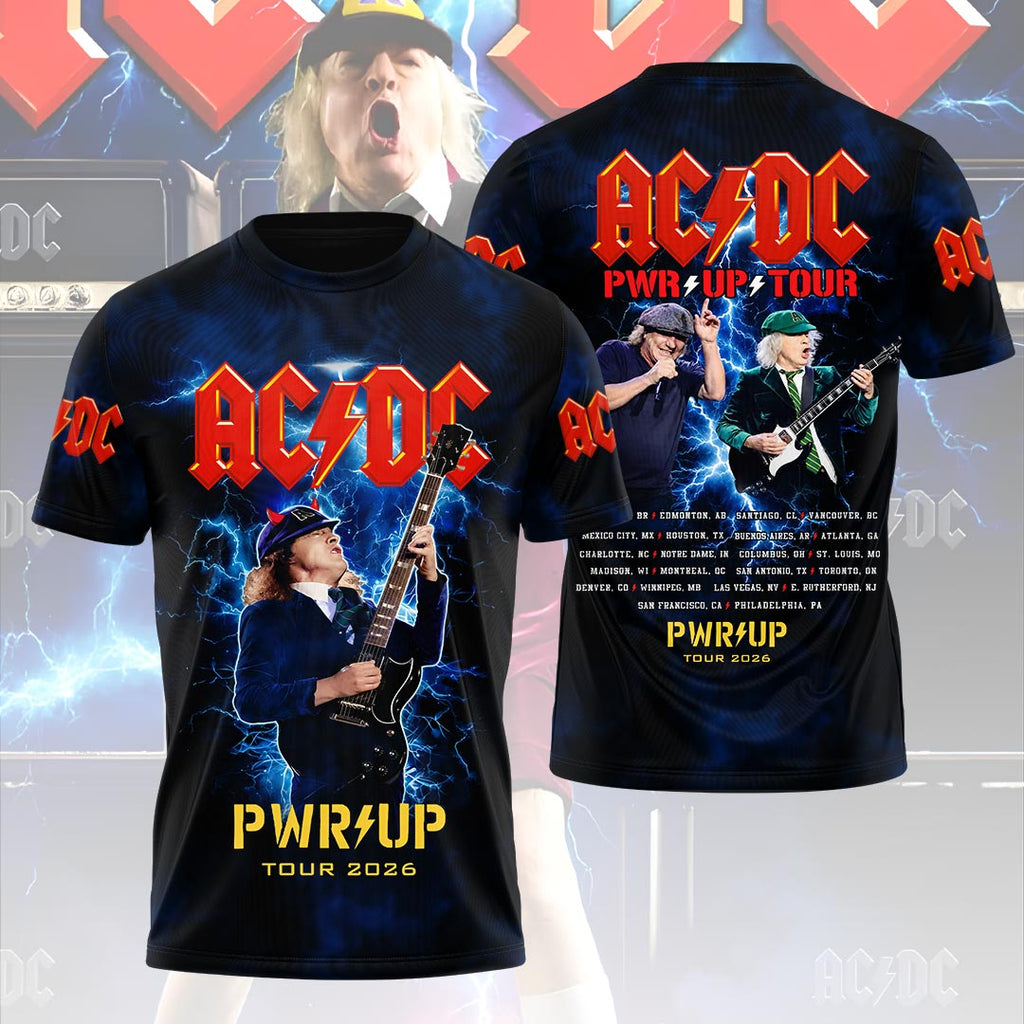 AC/DC World Tour 2026 3D Apparel – HOATT20124