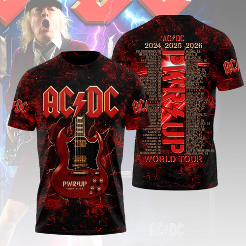 AC/DC World Tour 2026 3D Apparel – HOATT20276