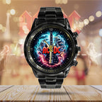 AC/DC Black Stainless Steel Watch – GNE 355