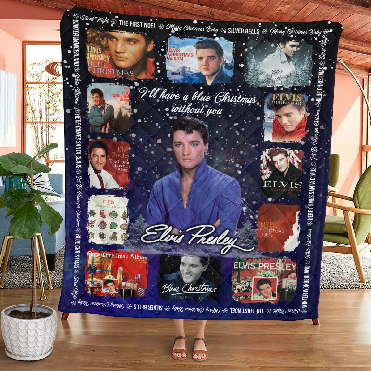 Elvis Presley Quilt Blanket – ANHNV 2087