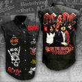 AC/DC 3D Lightweight Sleeveless Denim Shirt – ANHNV 3018