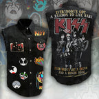 KISS 3D Lightweight Sleeveless Denim Shirt – ANHNV 3022