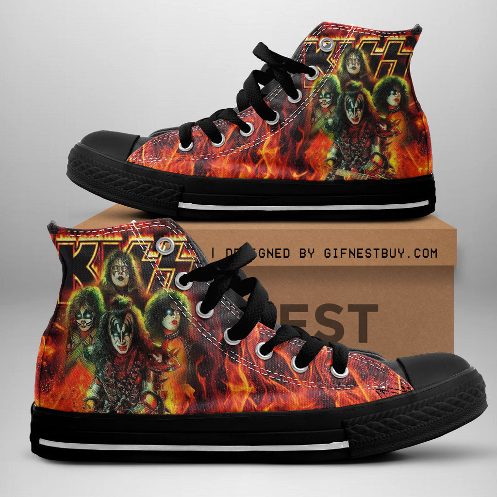 KISS High Top Canvas Shoes – ANHNV 3374