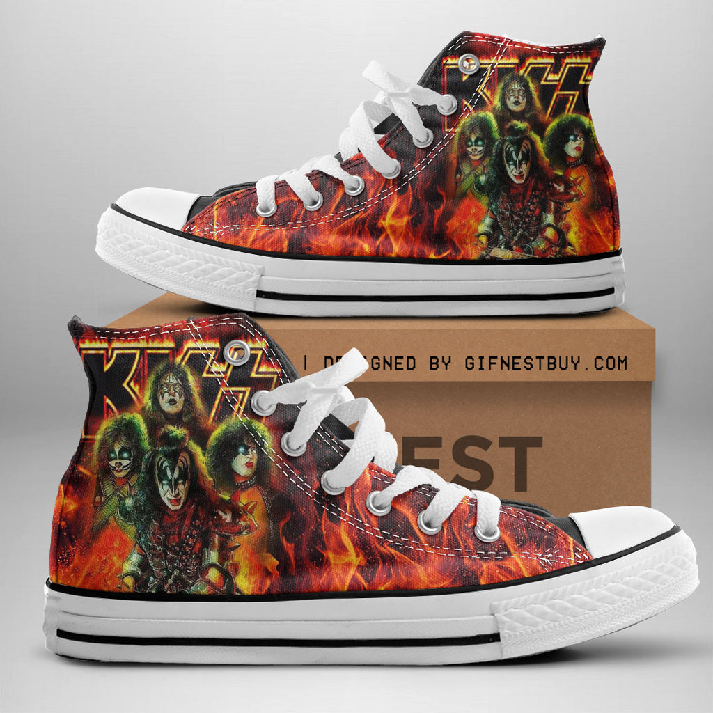 KISS High Top Canvas Shoes – ANHNV 3374
