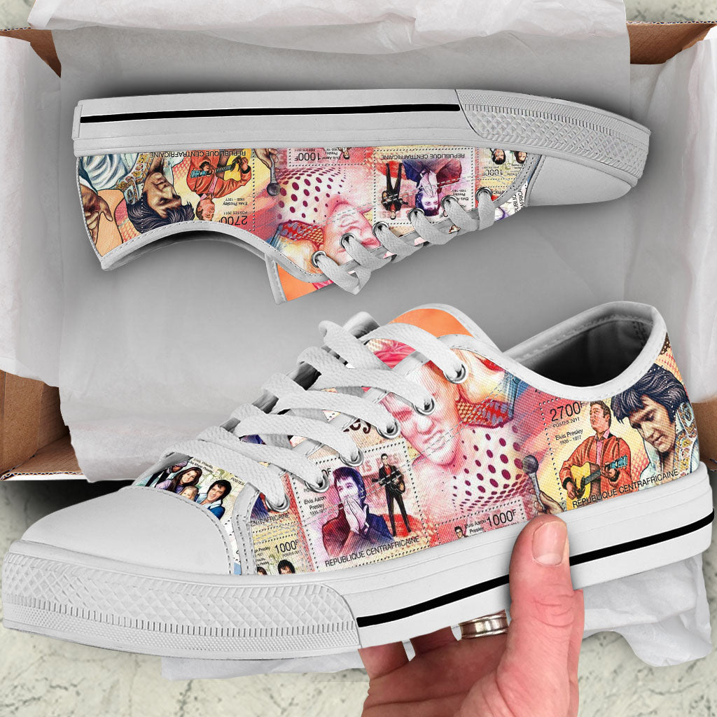 Elvis Presley Low Top Canvas Shoes – ANHNV 3869