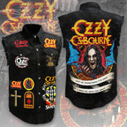 Black Sabbath x Ozzy Osbourne 3D Lightweight Sleeveless Denim Shirt – ANHNV 4182