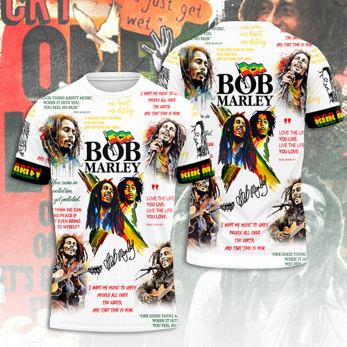 Bob Marley 3D Apparel – ANHNV 4321